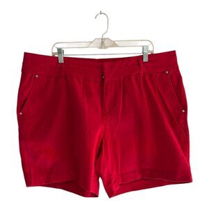 Westport 1962 Red Shorts - Women's Plus Size 20